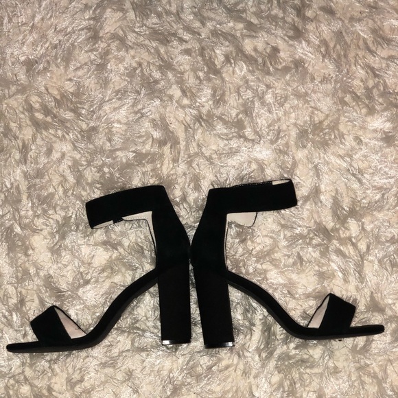 Jeffrey Campbell Shoes - Jeffrey Campbell black Velcro strap 3.5 inch heels
